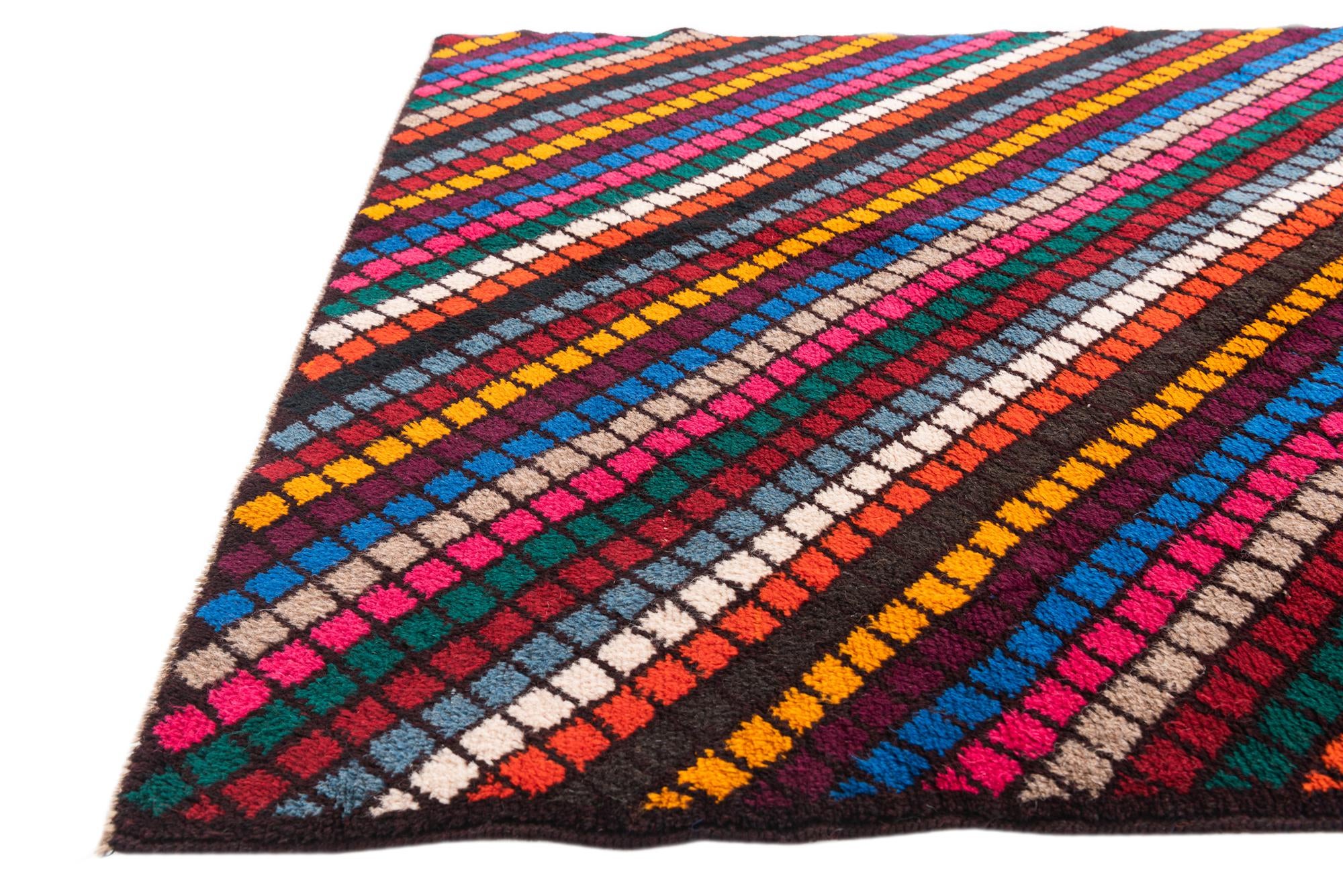 3' 9 x 5' 10 Hand Knotted Balouch Wool Rug