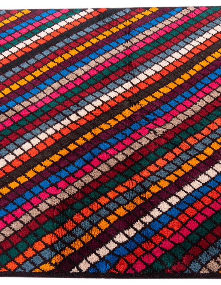 Detail image of 3' 9 x 5' 10  Hand Knotted Balouch Wool Rug