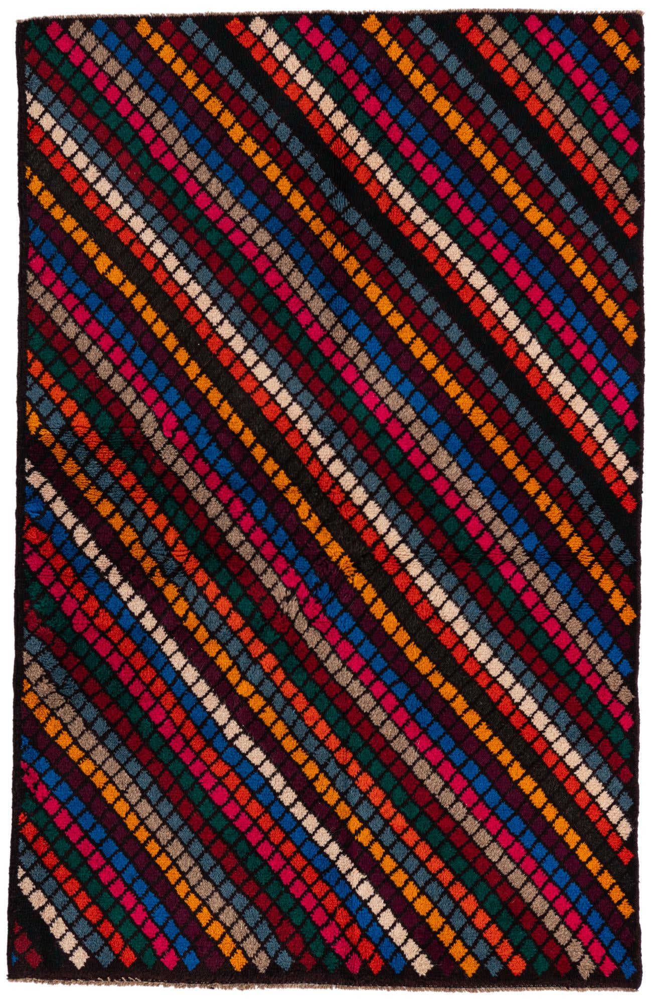 3' 9 x 5' 10 Hand Knotted Balouch Wool Rug