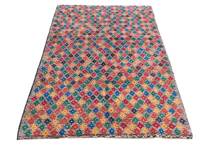 3' 9 x 5' 7 Hand Knotted Balouch Wool Rug