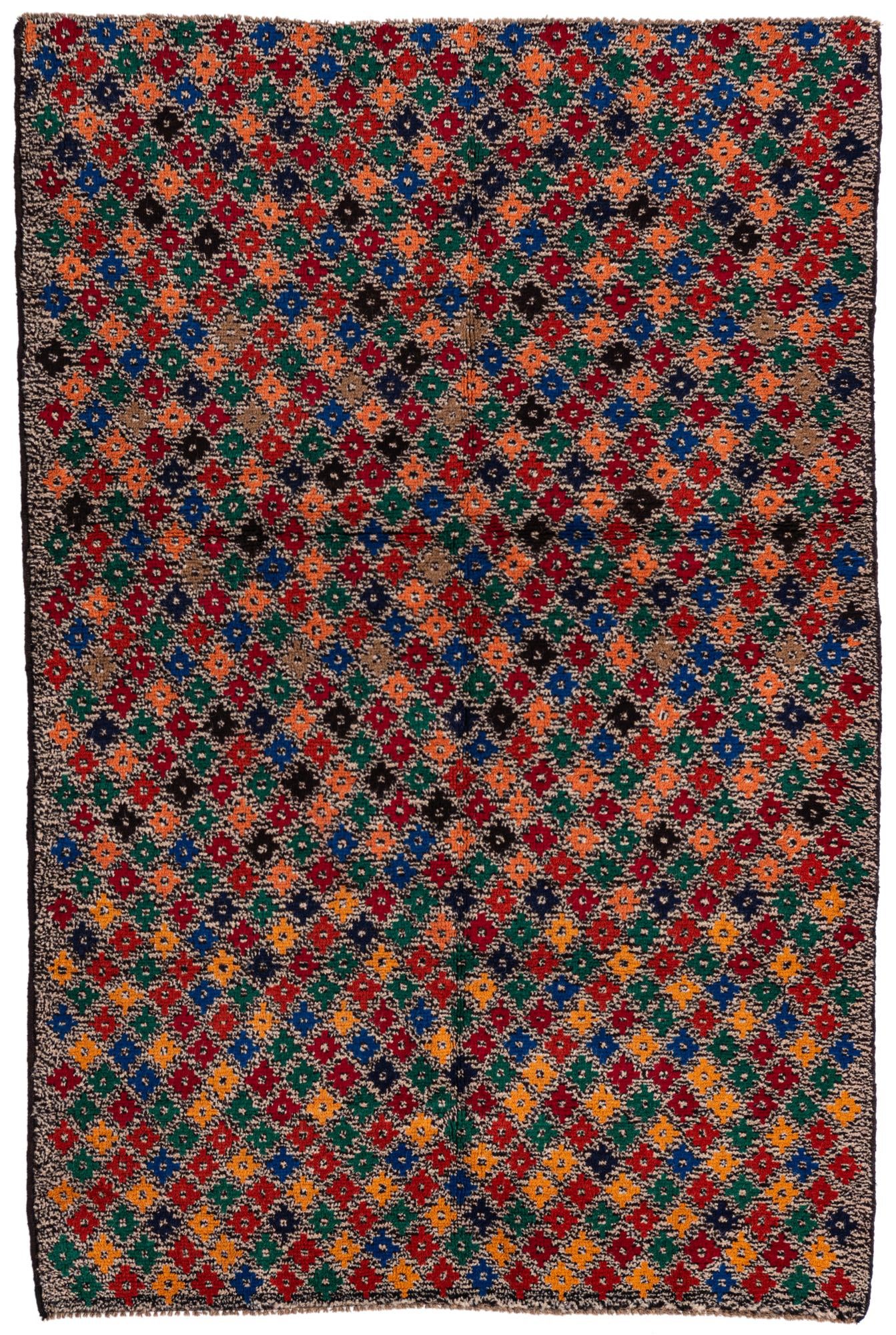 3' 9 x 5' 7 Hand Knotted Balouch Wool Rug