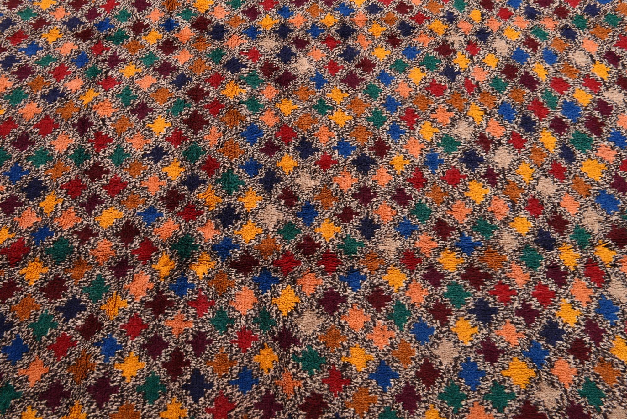 6' x 8' 4 Hand Knotted Balouch Wool Rug