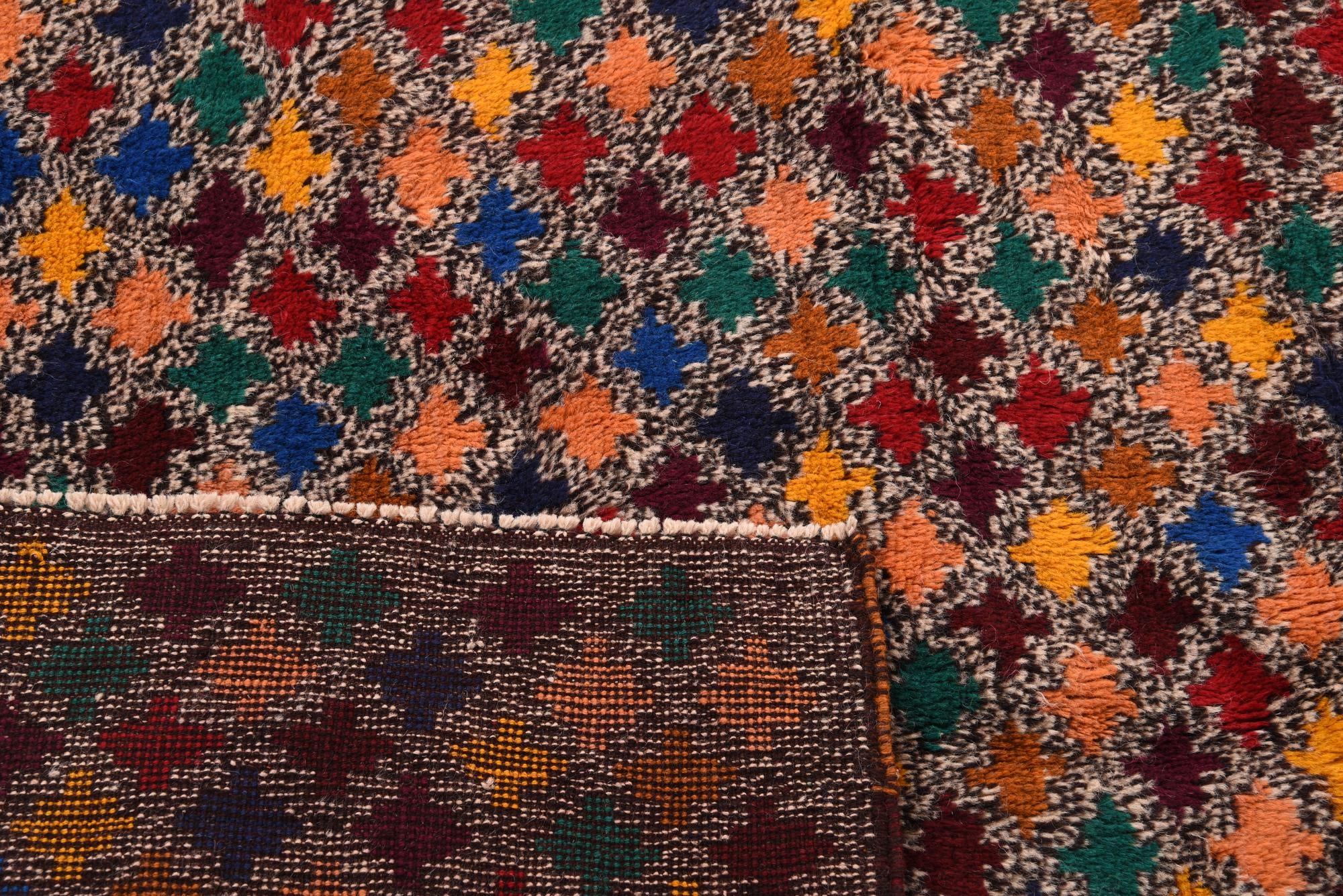 6' x 8' 4 Hand Knotted Balouch Wool Rug