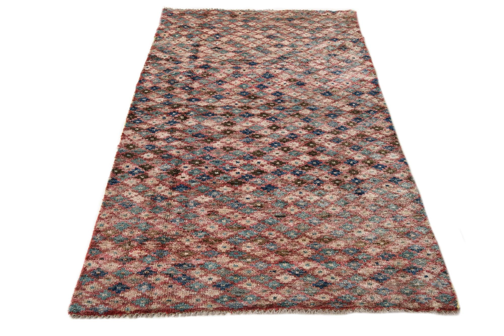 3' 4 x 5' 10 Hand Knotted Balouch Wool Rug