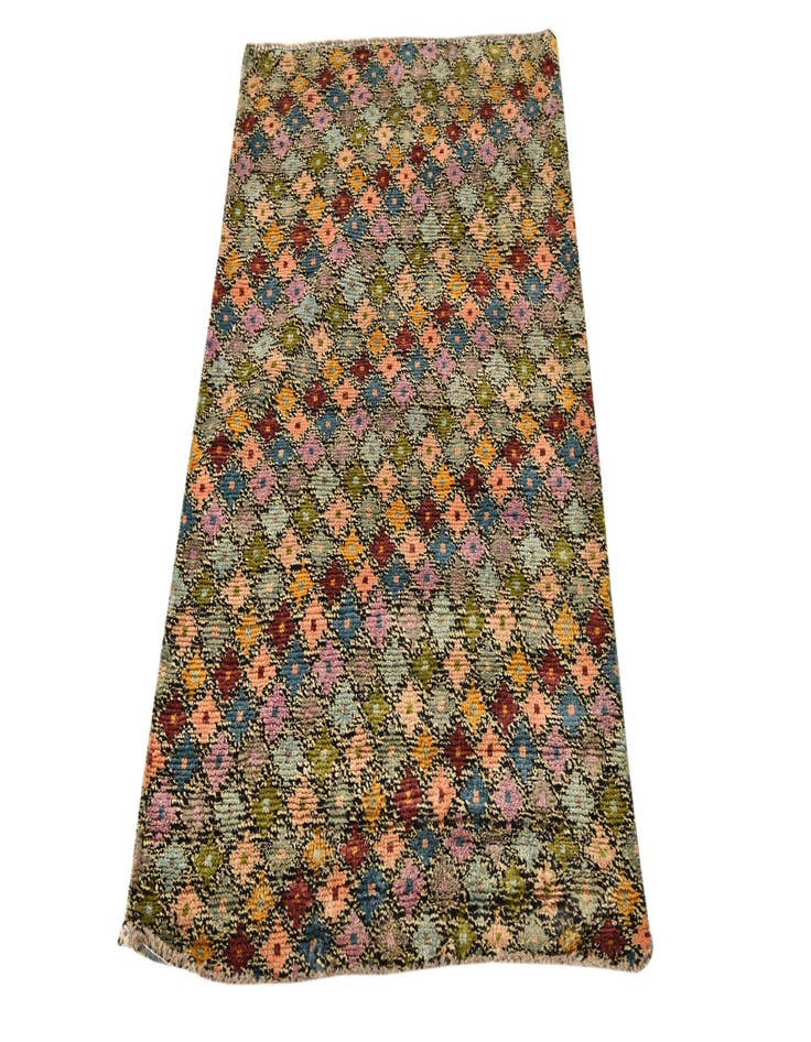 Detail image of 3' 1 x 5' 2  Hand Knotted Balouch Wool Rug