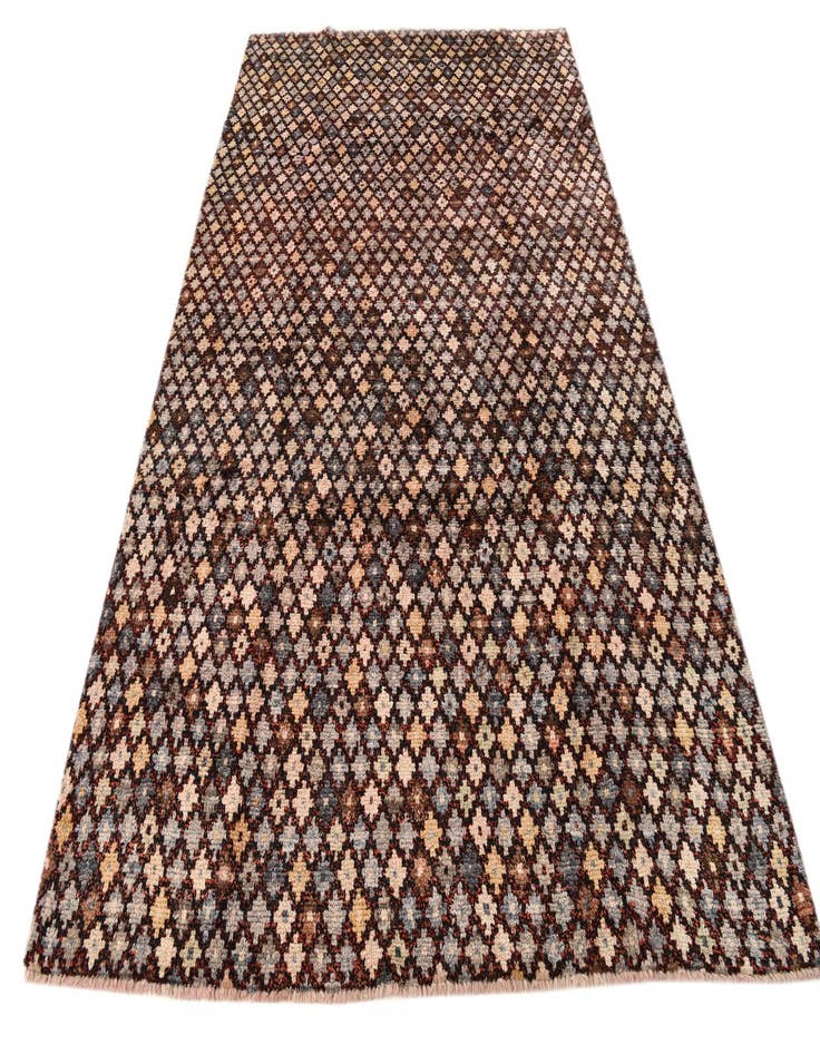 Detail image of 6' 6 x 10'  Hand Knotted Balouch Wool Rug