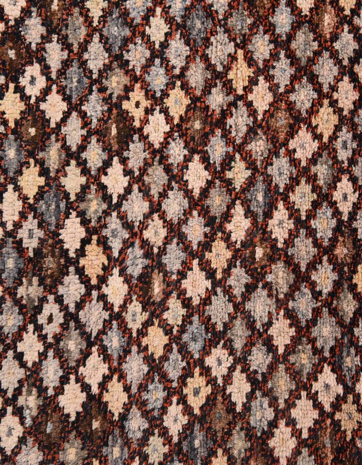 Detail image of 6' 6 x 10'  Hand Knotted Balouch Wool Rug