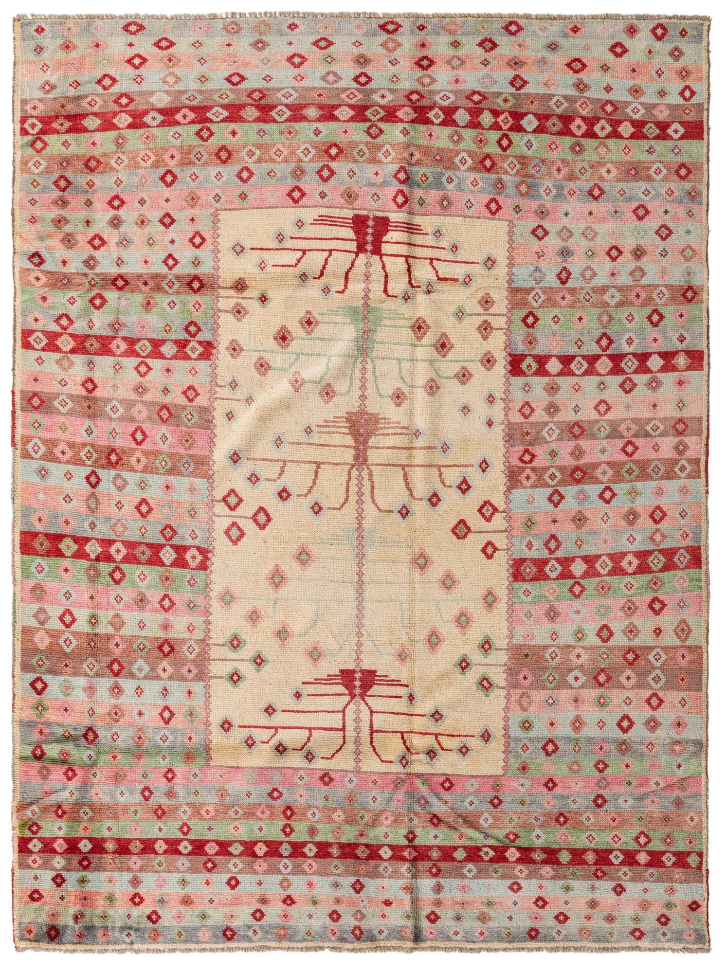 6' 4 x 8' 8 Hand Knotted Balouch Wool Rug