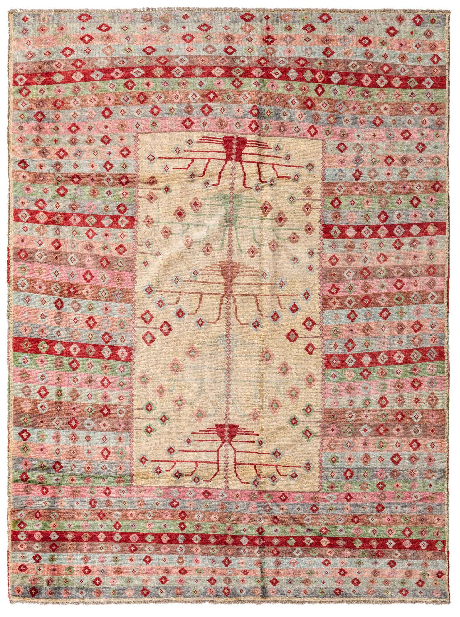 6' 4 x 8' 8 Hand Knotted Balouch Wool Rug