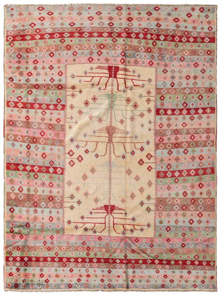 6' 4 x 8' 8 Hand Knotted Balouch Wool Rug