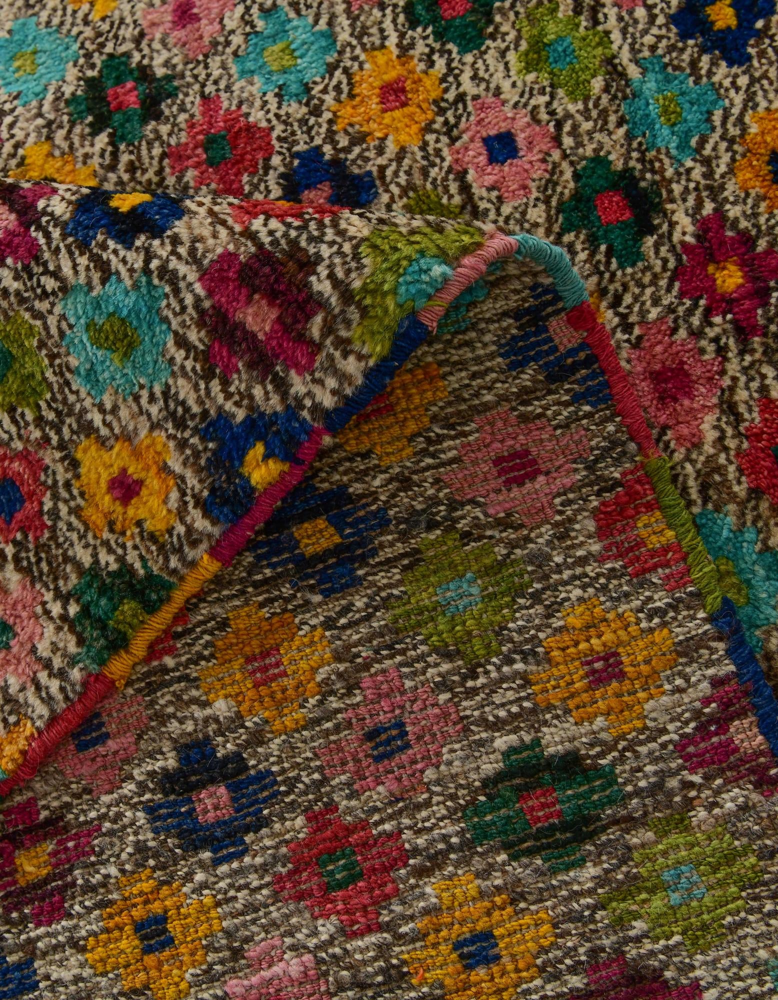 6' 11 x 9' 7 Hand Knotted Balouch Wool Rug