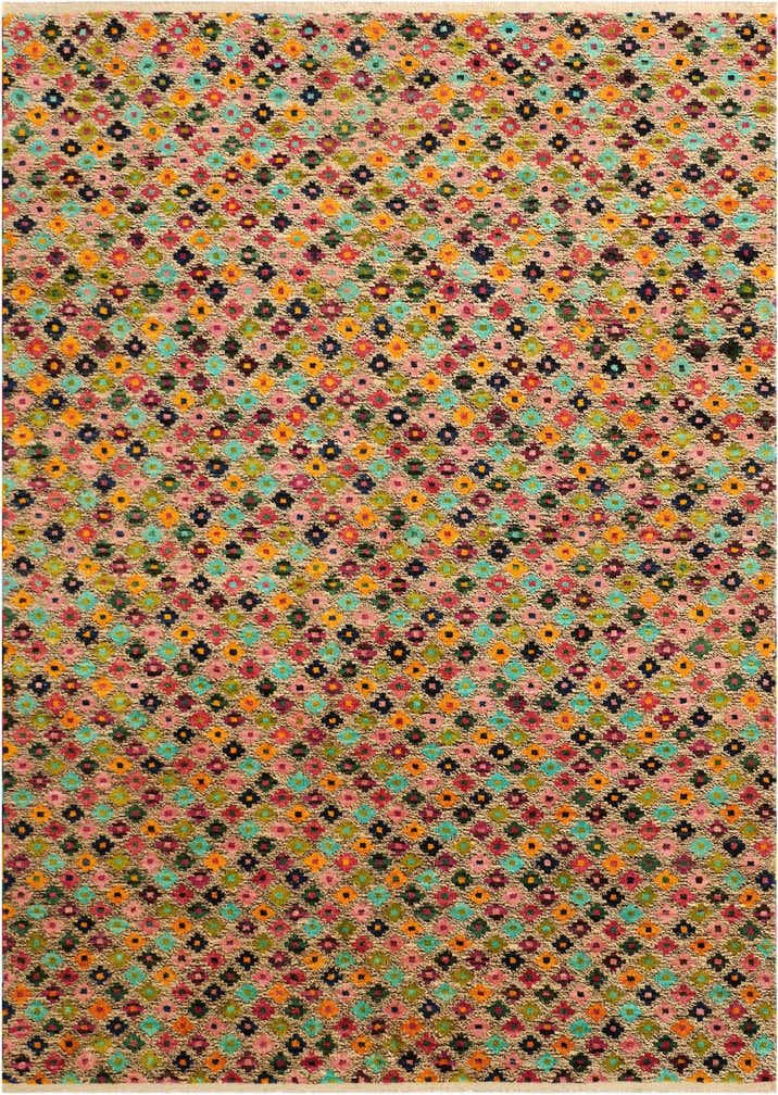 6' 11 x 9' 7 Hand Knotted Balouch Wool Rug