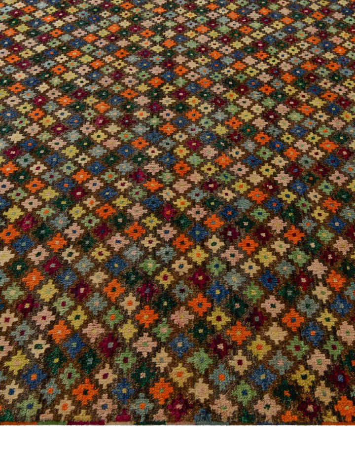 7' 1 x 9' 8 Hand Knotted Balouch Wool Rug