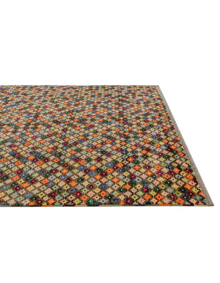 7' 1 x 9' 8 Hand Knotted Balouch Wool Rug