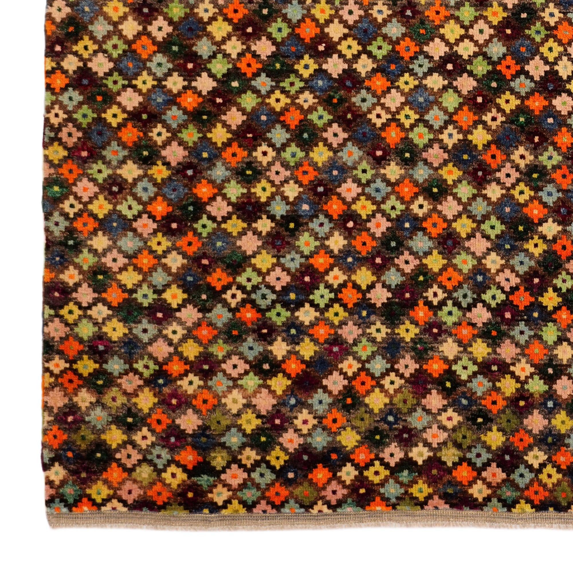 7' 1 x 9' 8 Hand Knotted Balouch Wool Rug