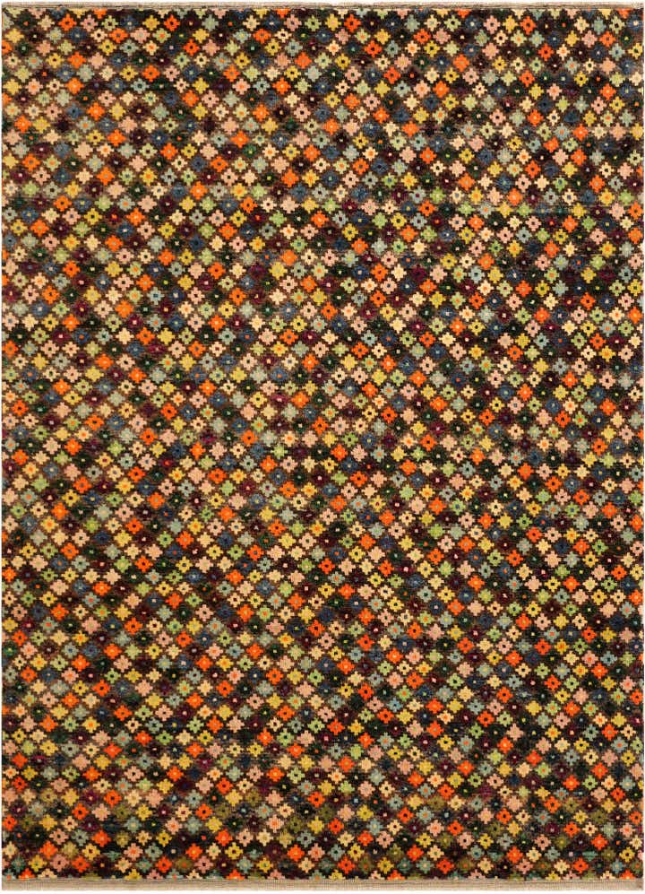 7' 1 x 9' 8 Hand Knotted Balouch Wool Rug