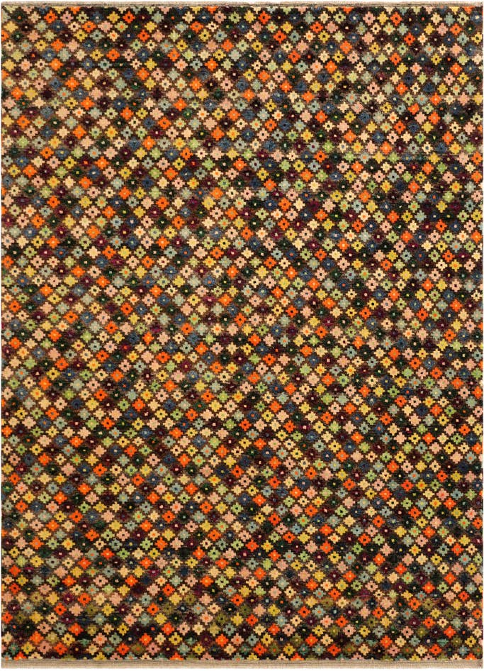 Detail image of 7' 1 x 9' 8 Hand Knotted Balouch Wool Rug