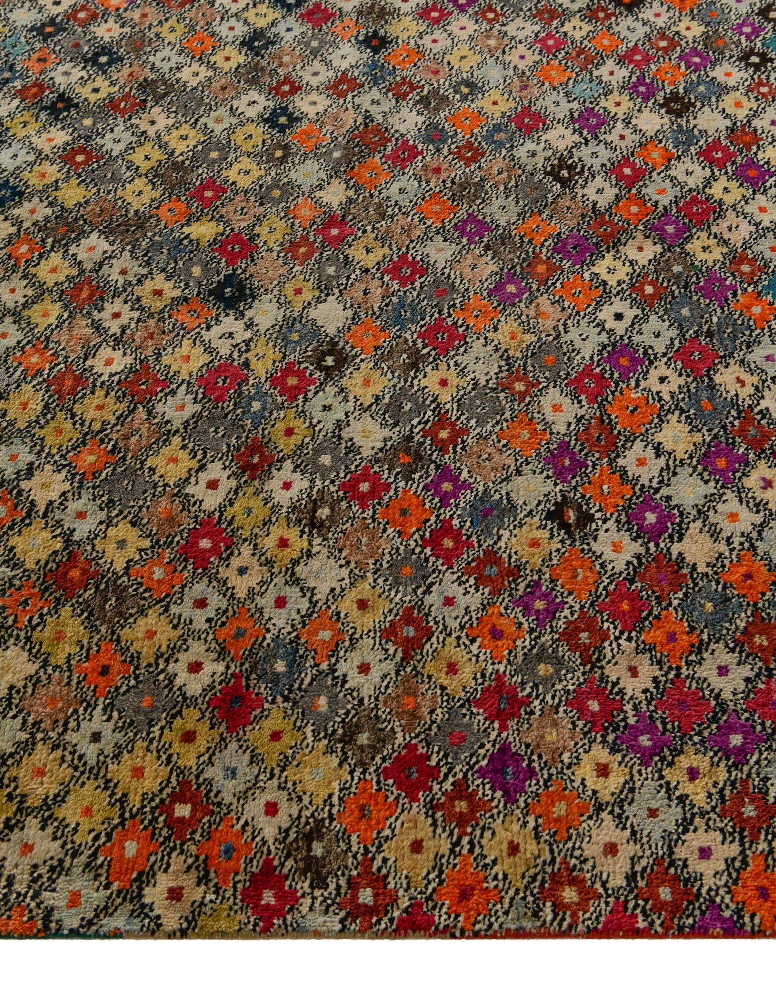 5' 8 x 8' 2 Hand Knotted Balouch Wool Rug
