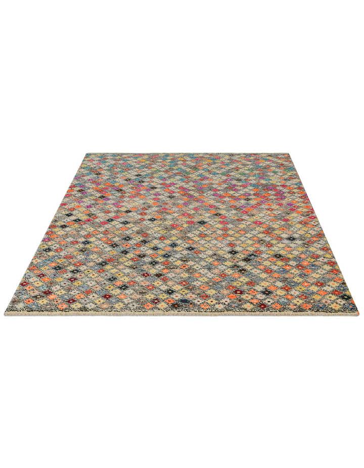 5' 8 x 8' 2 Hand Knotted Balouch Wool Rug