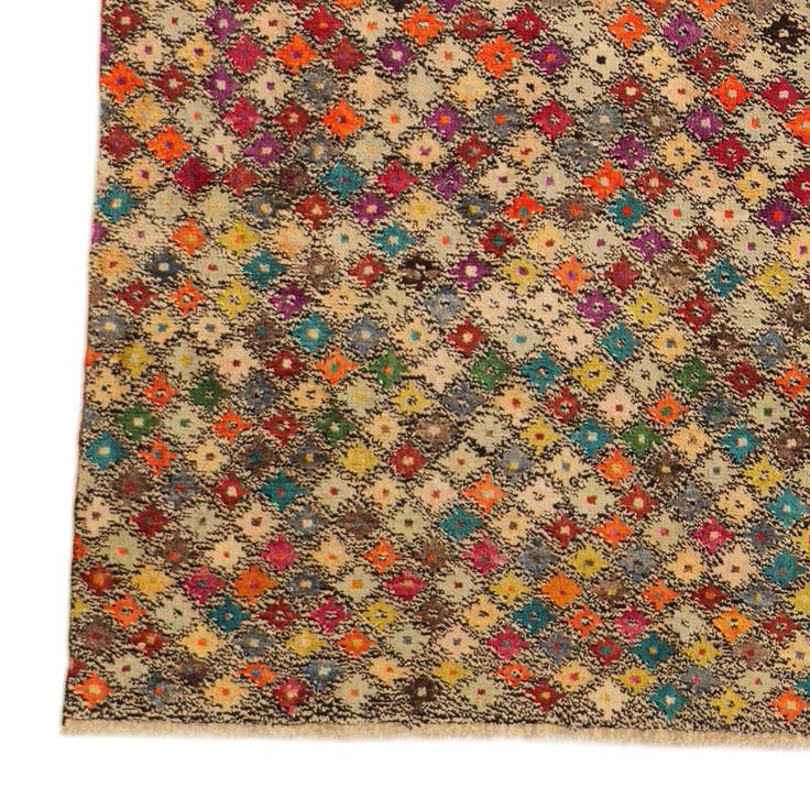 Detail image of 5' 8 x 8' 2 Hand Knotted Balouch Wool Rug