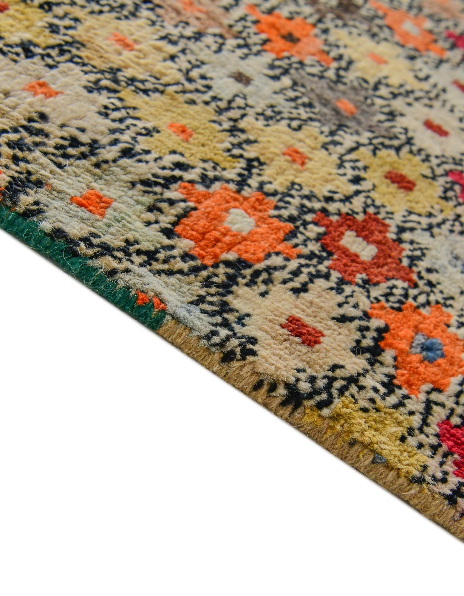 5' 8 x 8' 2 Hand Knotted Balouch Wool Rug