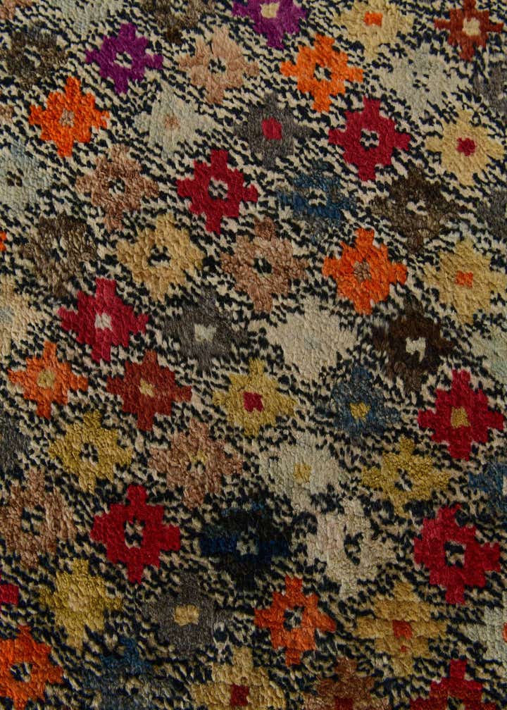 5' 8 x 8' 2 Hand Knotted Balouch Wool Rug