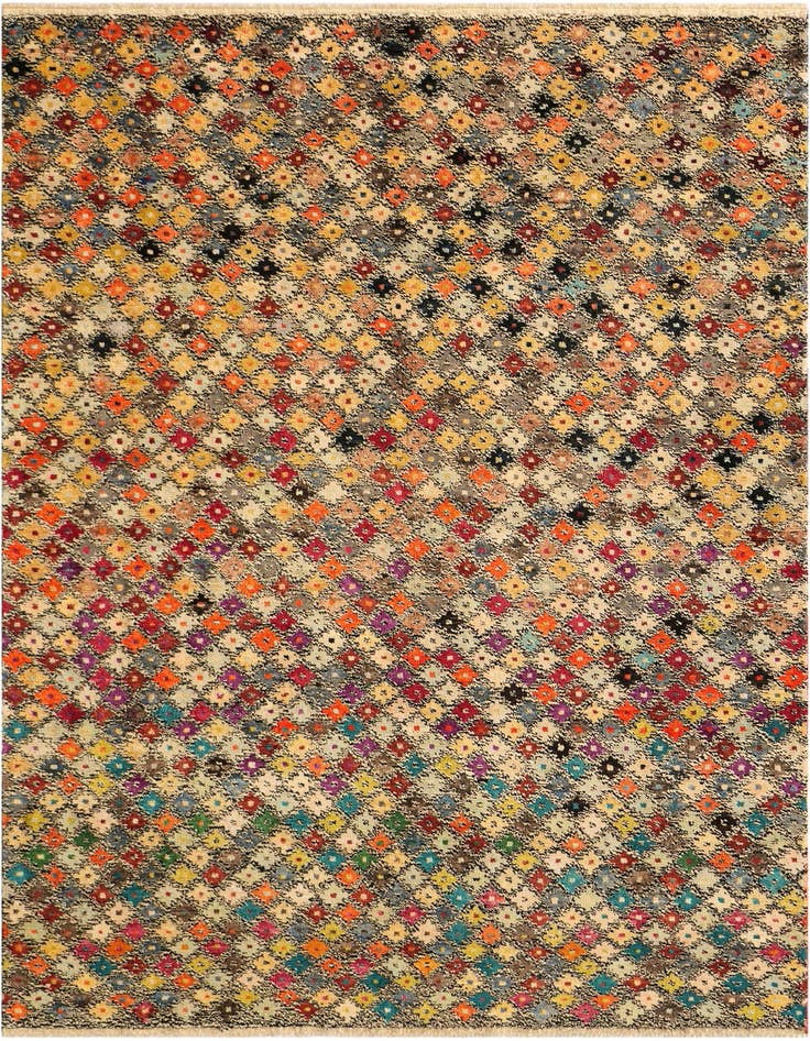 Detail image of 5' 8 x 8' 2 Hand Knotted Balouch Wool Rug