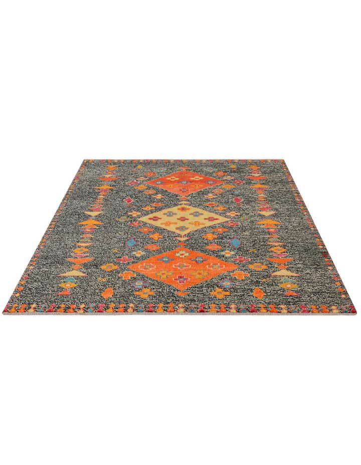 5' 11 x 8' 1 Hand Knotted Balouch Wool Rug