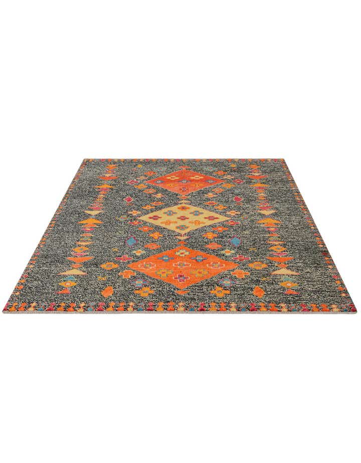 5' 11 x 8' 1 Hand Knotted Balouch Wool Rug