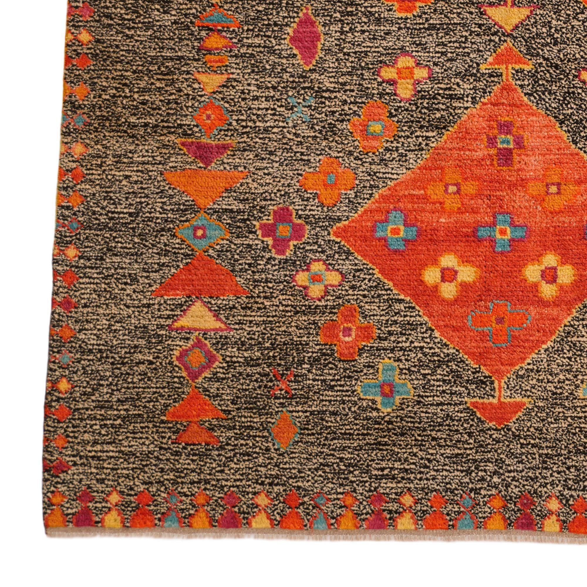 5' 11 x 8' 1 Hand Knotted Balouch Wool Rug