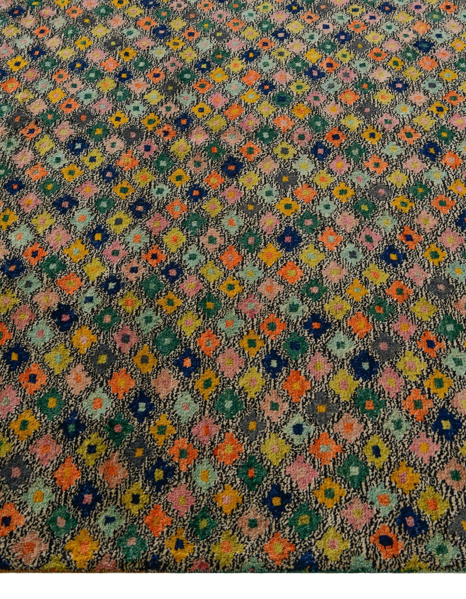 6' 7 x 9' 7 Hand Knotted Balouch Wool Rug