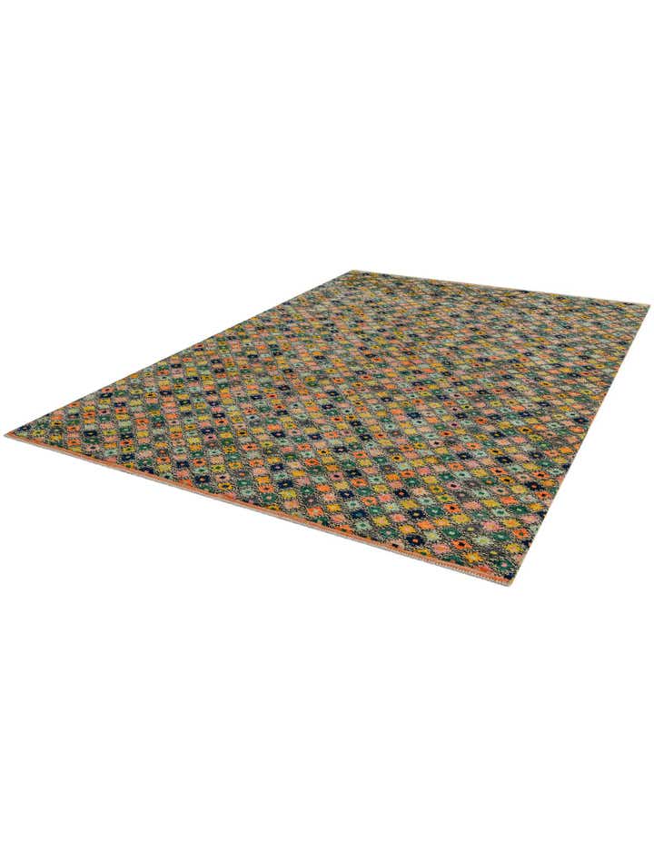 6' 7 x 9' 7 Hand Knotted Balouch Wool Rug