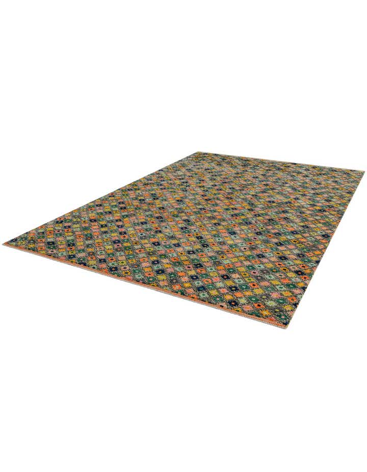 6' 7 x 9' 7 Hand Knotted Balouch Wool Rug