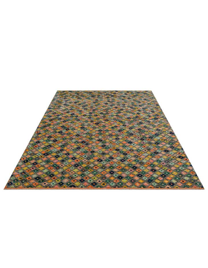 6' 7 x 9' 7 Hand Knotted Balouch Wool Rug