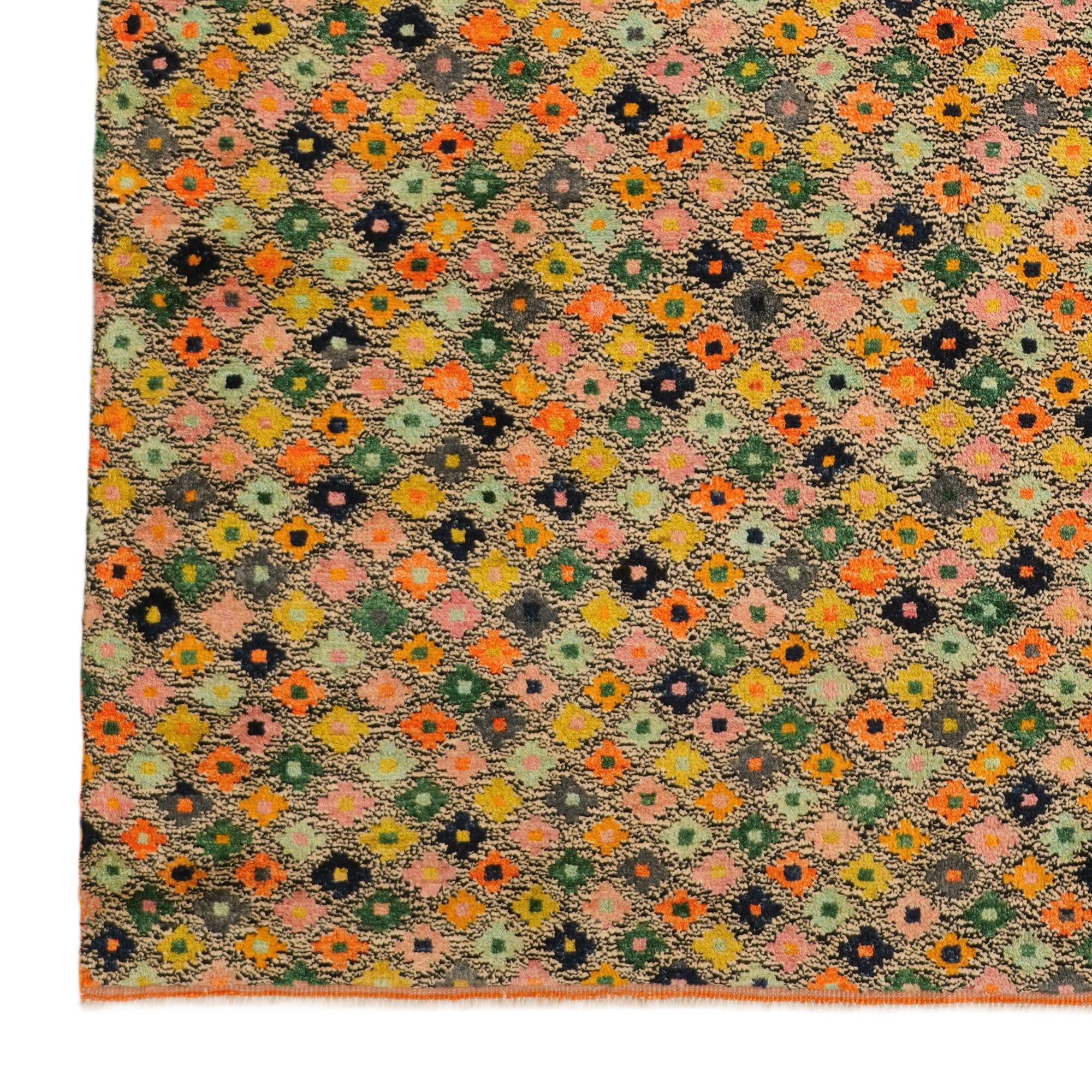 6' 7 x 9' 7 Hand Knotted Balouch Wool Rug