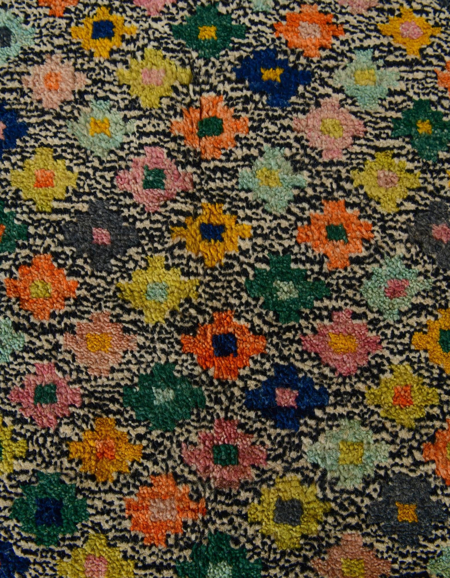 6' 7 x 9' 7 Hand Knotted Balouch Wool Rug