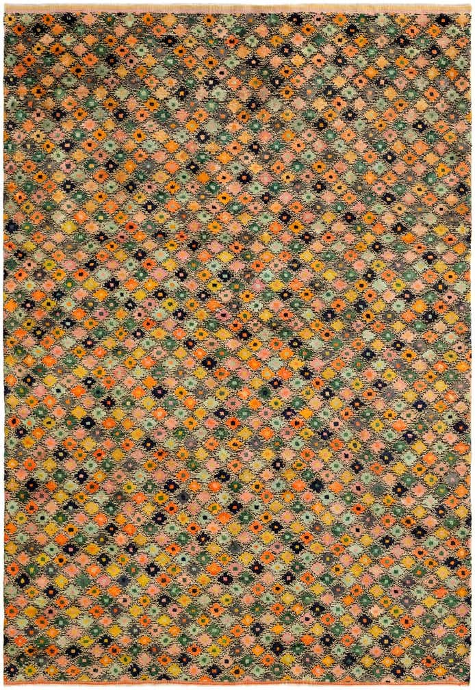 6' 7 x 9' 7 Hand Knotted Balouch Wool Rug