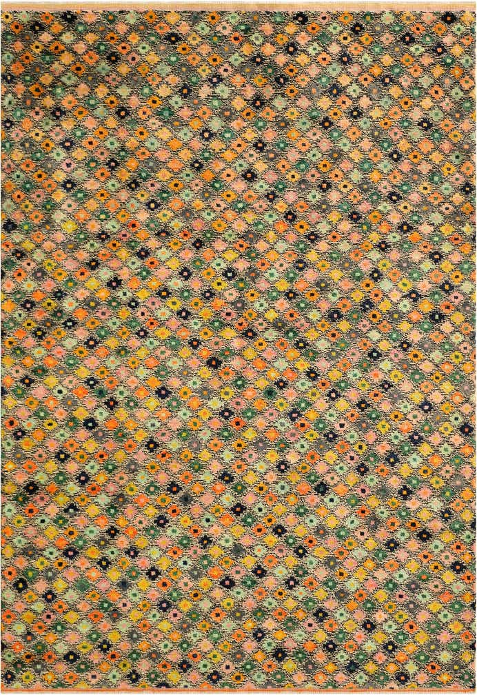 6' 7 x 9' 7 Hand Knotted Balouch Wool Rug