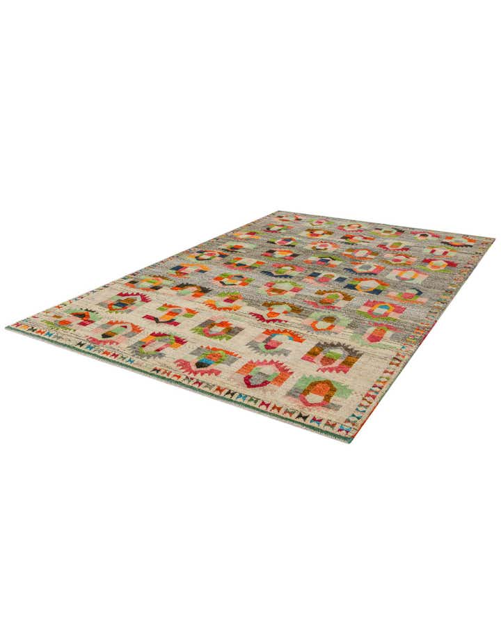 6' 9 x 10' 1 Hand Knotted Balouch Wool Rug