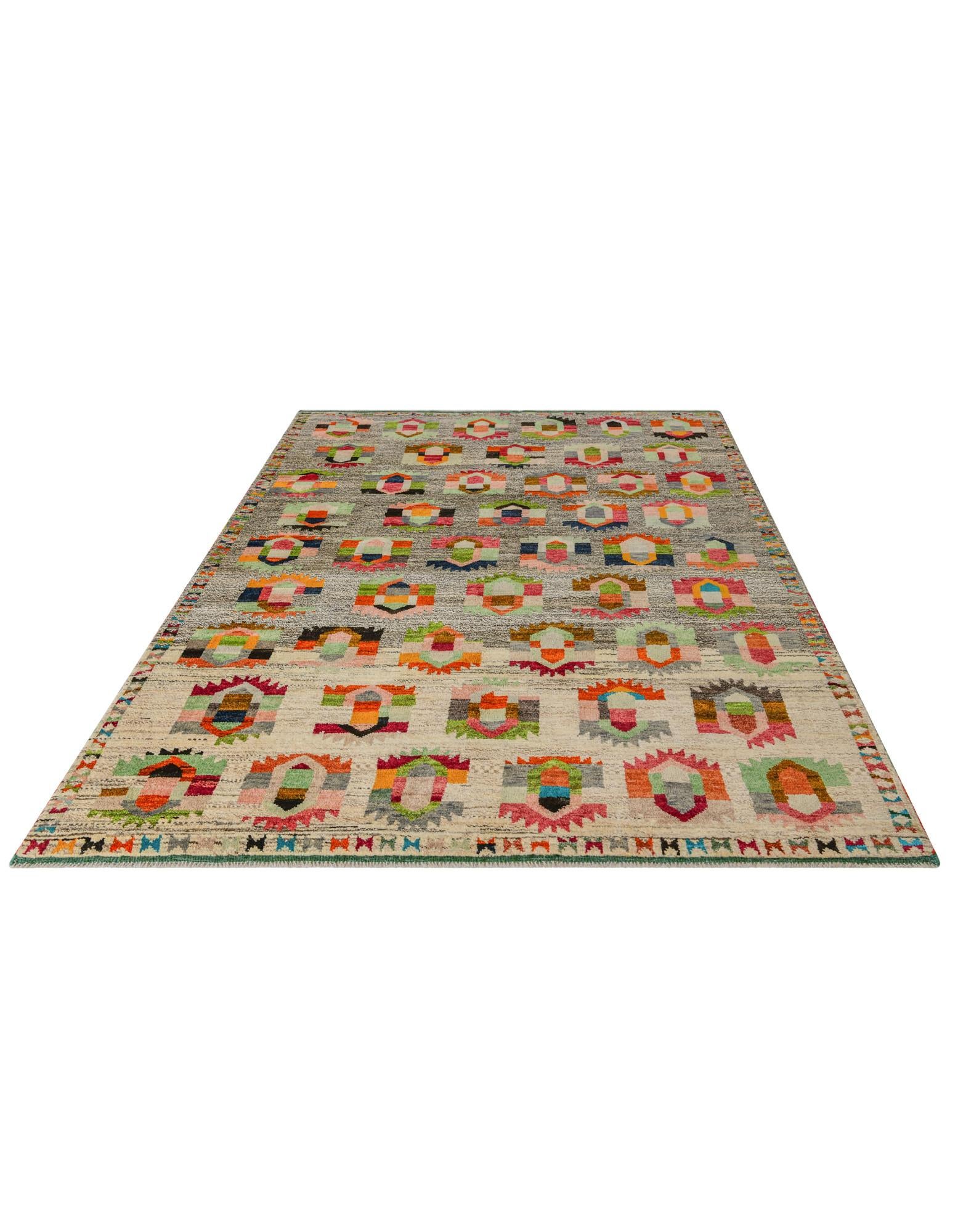 6' 9 x 10' 1 Hand Knotted Balouch Wool Rug