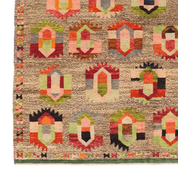 6' 9 x 10' 1 Hand Knotted Balouch Wool Rug