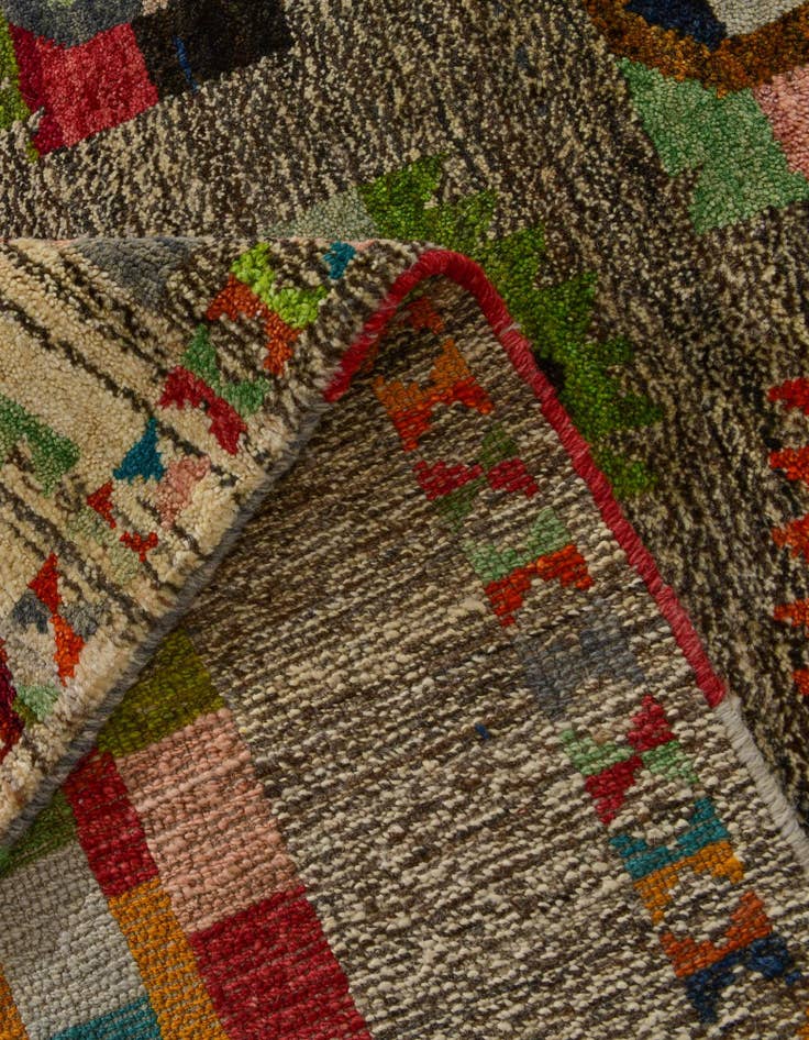 Detail image of 6' 9 x 10' 1 Hand Knotted Balouch Wool Rug