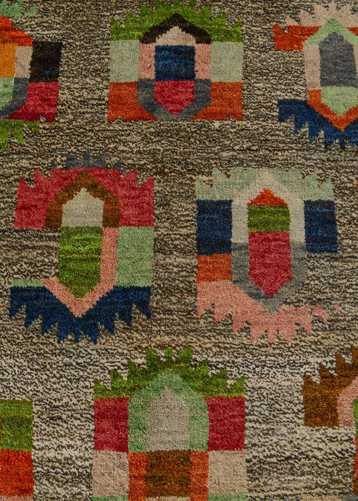 6' 9 x 10' 1 Hand Knotted Balouch Wool Rug