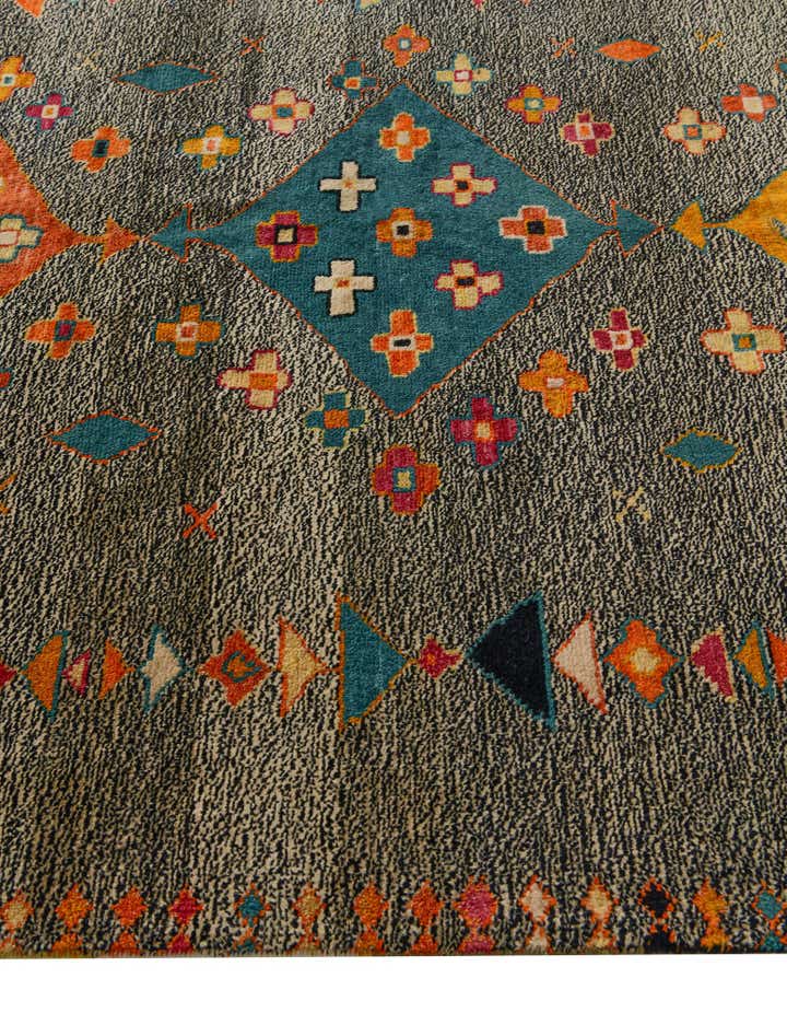 5' 10 x 8' 2 Hand Knotted Balouch Wool Rug