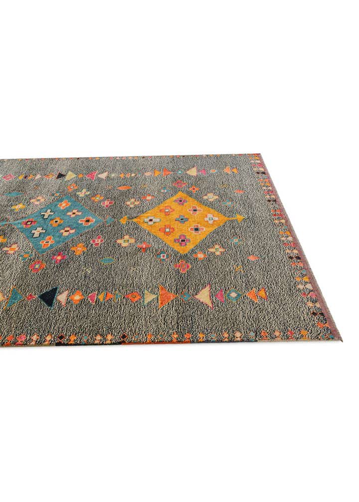 5' 10 x 8' 2 Hand Knotted Balouch Wool Rug