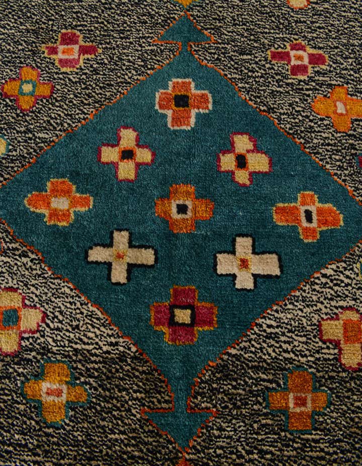 5' 10 x 8' 2 Hand Knotted Balouch Wool Rug