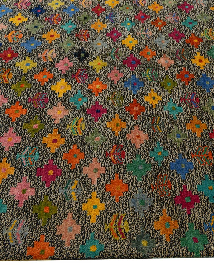 Detail image of 5' 6 x 7' 10 Hand Knotted Balouch Wool Rug