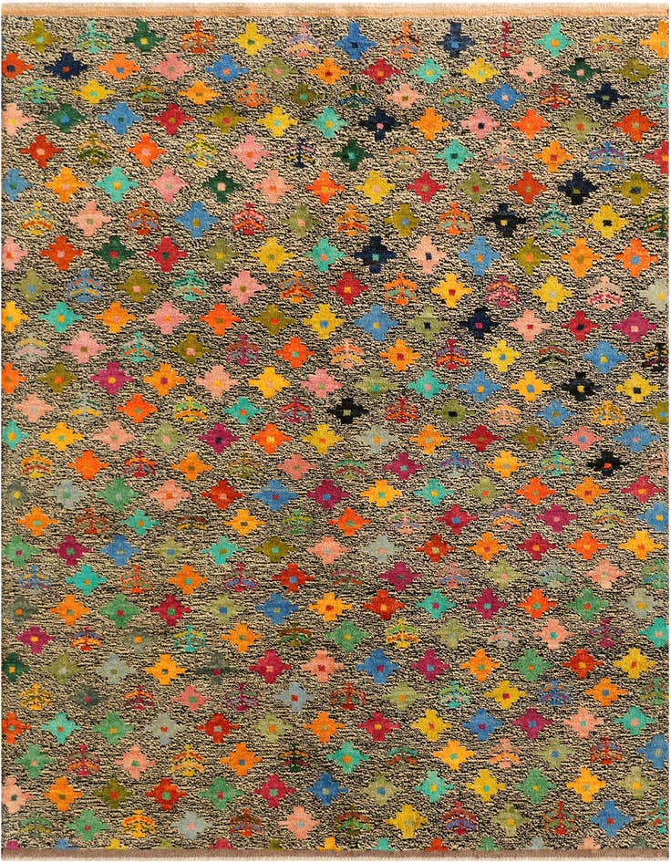 Detail image of 5' 6 x 7' 10 Hand Knotted Balouch Wool Rug