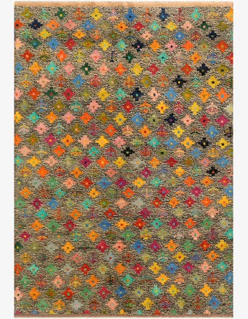 5' 6 x 7' 10 Hand Knotted Balouch Wool Rug