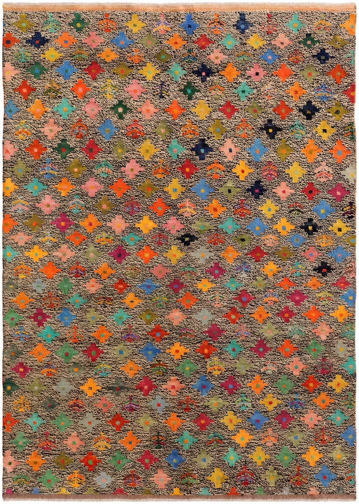 5' 6 x 7' 10 Hand Knotted Balouch Wool Rug